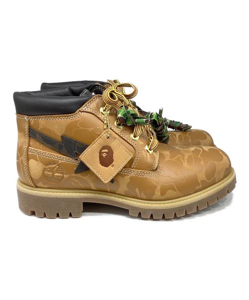 BAPESTA（ベイプスタ）BAPESTA (ベイプスタ) Timberland (ティンバーランド) CHUKKA BOOTS ブラウン サイズ:UK7の古着・服飾アイテム