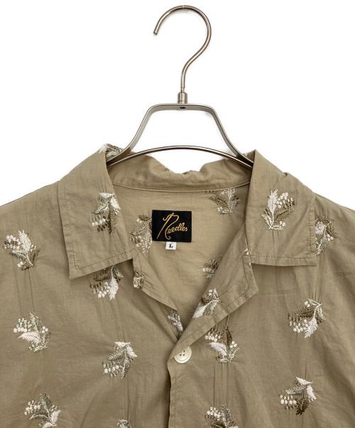 Needles（ニードルズ）Needles (ニードルズ) Cabana Shirt ベージュ サイズ:Lの古着・服飾アイテム