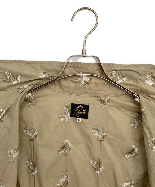 Needles（ニードルズ）Needles (ニードルズ) Cabana Shirt ベージュ サイズ:Lの古着・服飾アイテム