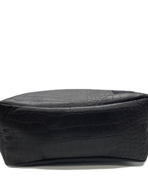 HEAD PORTER（ヘッドポーター）HEAD PORTER (ヘッドポーター) クロコ型押しトートバッグ ブラウンの古着・服飾アイテム