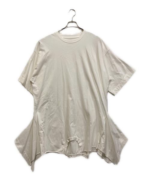 MM6 Maison Margiela（エムエムシックスメゾンマルジェラ）MM6 Maison Margiela (エムエムシックス メゾンマルジェラ) Tシャツドレス ホワイト サイズ:SIZE Mの古着・服飾アイテム