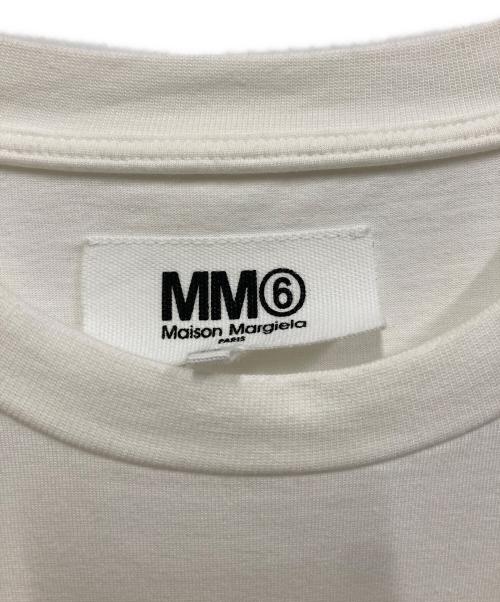 MM6 Maison Margiela（エムエムシックスメゾンマルジェラ）MM6 Maison Margiela (エムエムシックス メゾンマルジェラ) Tシャツドレス ホワイト サイズ:SIZE Mの古着・服飾アイテム