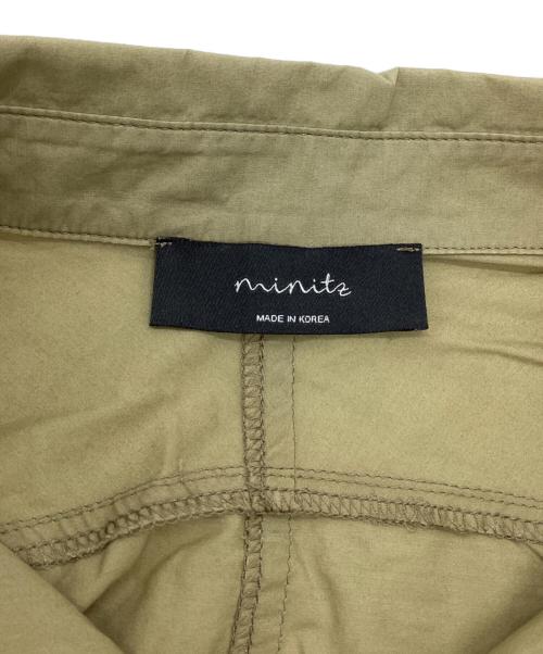 minitz（ミニッツ）minitz (ミニッツ) ロングシャツ カーキ サイズ:表記なしの古着・服飾アイテム