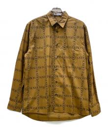 J.W.ANDERSON（ジェイダブリューアンダーソン）の古着「Printed Logo Shirt」｜ベージュ