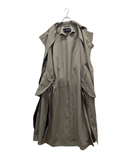 LOUNIE（ルーニー）LOUNIE (ルーニー) ボタンレストレンチコート カーキ サイズ:38の古着・服飾アイテム