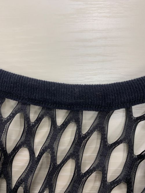 Uhr（ウーア）Uhr (ウーア) fishnet dress グレー サイズ:Freeの古着・服飾アイテム