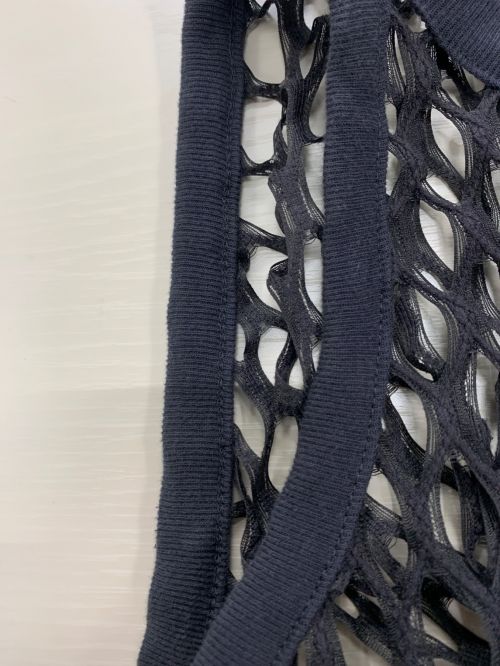 Uhr（ウーア）Uhr (ウーア) fishnet dress グレー サイズ:Freeの古着・服飾アイテム