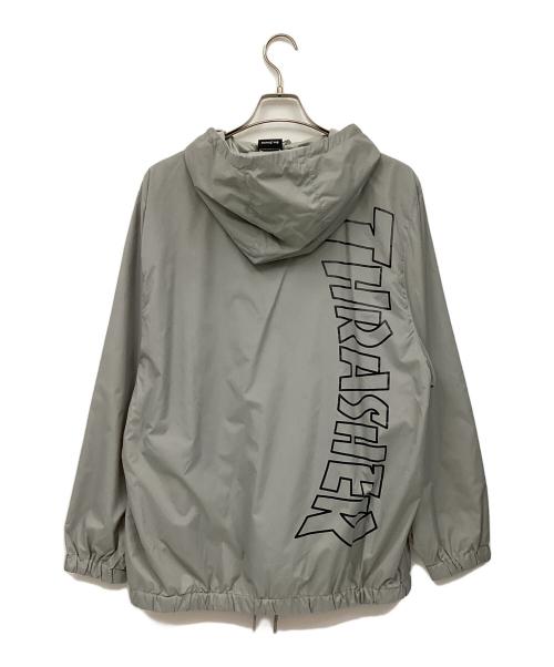 THRASHER（スラッシャー）THRASHER (スラッシャー) STARTER (スターター) アノラックパーカー グレー サイズ:Lの古着・服飾アイテム