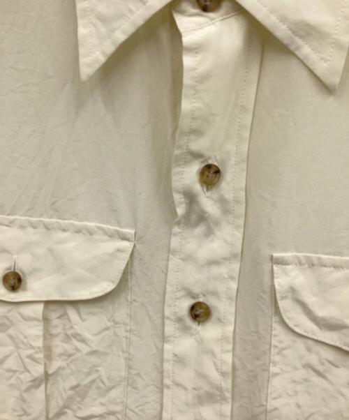 Bon Vieux（ボンビュー）Bon Vieux (ボンビュー) シルクシャツ ベージュ サイズ:Lの古着・服飾アイテム