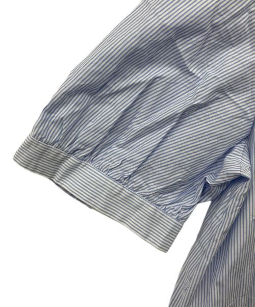 SueUNDERCOVER（スーアンダーカバー）SueUNDERCOVER (スーアンダーカバー) 切替シャツワンピース ブルー×オレンジ サイズ:1の古着・服飾アイテム
