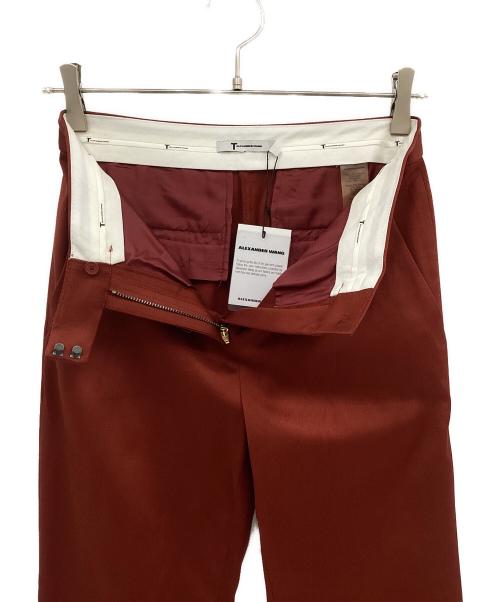 T by ALEXANDER WANG（ティーバイアレキサンダーワン）T by ALEXANDER WANG (ティーバイアレキサンダーワン) スラックス レッド サイズ:XS 未使用品の古着・服飾アイテム