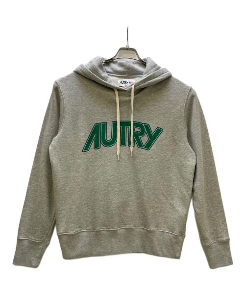 AUTRY（オートリ―）AUTRY (オートリ―) Hoodie With Maxi Logo Print グレー サイズ:Sの古着・服飾アイテム