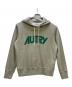 AUTRY（オートリ―）の古着「Hoodie With Maxi Logo Print」｜グレー