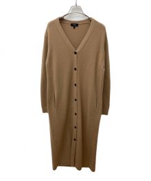 theory（セオリー）の古着「ロングニットカーディガン 01-3303712-340-906」｜ブラウン