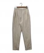 DES PRESデ プレ）の古着「ニットコンビネーション フロントタックペグトップパンツ」｜アイボリー