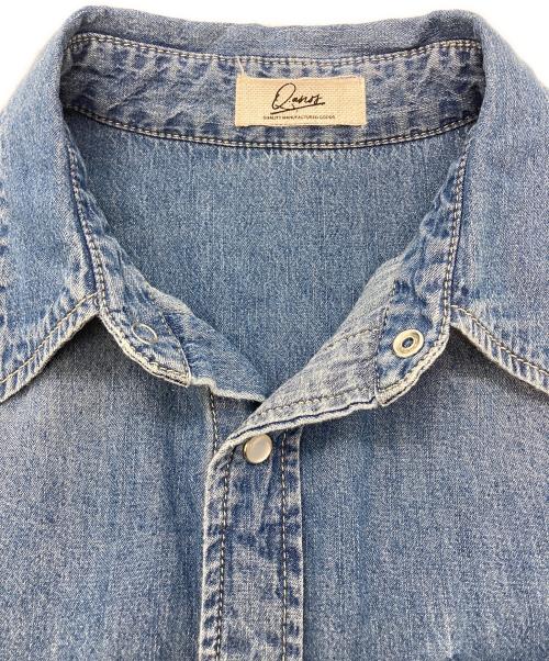 COLLAGE GALLARDAGALANTE（コラージュ ガリャルダガランテ）COLLAGE GALLARDAGALANTE (コラージュ ガリャルダガランテ) Q.anosデニムシャツ インディゴ サイズ:SIZE Freeの古着・服飾アイテム