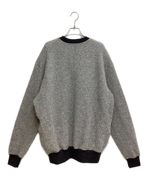 SUNSEA（サンシー）SUNSEA (サンシー) 23AW Pile Sweatshirt（パイルスウェットシャツ） グレー サイズ:3の古着・服飾アイテム