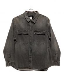 Ksubi（スビ）の古着「デニムオーバーサイズシャツ」｜ブラック