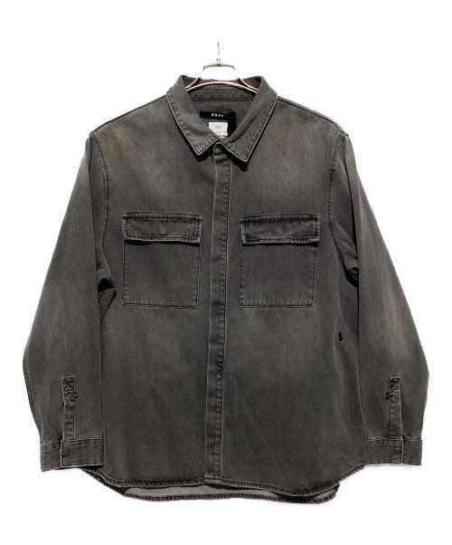 Ksubi（スビ）Ksubi (スビ) デニムオーバーサイズシャツ ブラック サイズ:XXLの古着・服飾アイテム