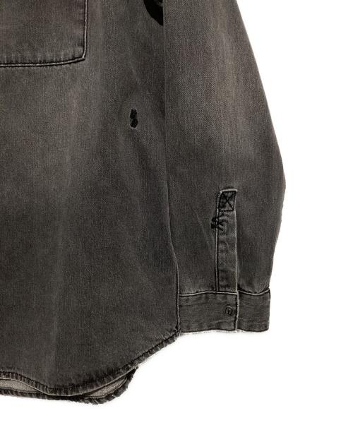 Ksubi（スビ）Ksubi (スビ) デニムオーバーサイズシャツ ブラック サイズ:XXLの古着・服飾アイテム