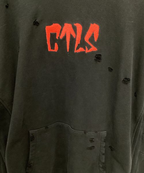 CVTVLIST（カタリスト）CVTVLIST (カタリスト) USUAL LOGO HOODIE ブラック サイズ:1の古着・服飾アイテム