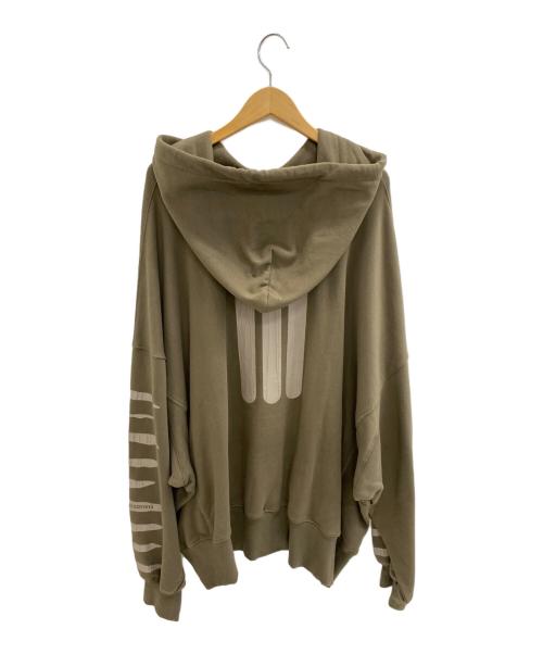 A.F.ARTEFACT（エー.エフ.アーチファクト）A.F.ARTEFACT (エー.エフ.アーチファクト) Jumbo Sweat Hoodie オリーブ サイズ:SIZE3 未使用品の古着・服飾アイテム