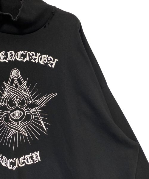 BALENCIAGA（バレンシアガ）BALENCIAGA (バレンシアガ) ダメージ加工スウェット ブラック サイズ:XXSの古着・服飾アイテム