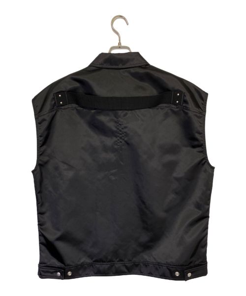 RICK OWENS（リックオウエンス）RICK OWENS (リックオウエンス) SLEEVELESS JUMBO OUTERSHIRT ブラック サイズ:48の古着・服飾アイテム