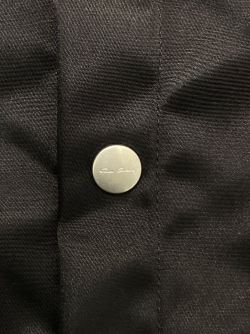 RICK OWENS（リックオウエンス）RICK OWENS (リックオウエンス) SLEEVELESS JUMBO OUTERSHIRT ブラック サイズ:48の古着・服飾アイテム