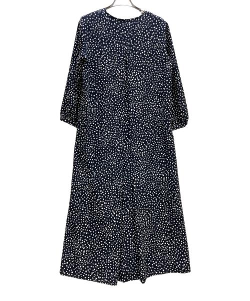 Max Mara Studio（マックスマーラ ストゥディオ）MAX MARA STUDIO (マックスマーラ ストゥディオ) ドットワンピース ネイビー サイズ:40 未使用品の古着・服飾アイテム