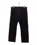 COMME des GARCONS HOMMEコムデギャルソン オム）の古着「コーデュロイパンツ」｜ブラック