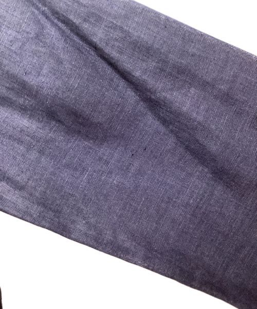 CHANEL（シャネル）CHANEL (シャネル) リネンシャツ ネイビー サイズ:38の古着・服飾アイテム