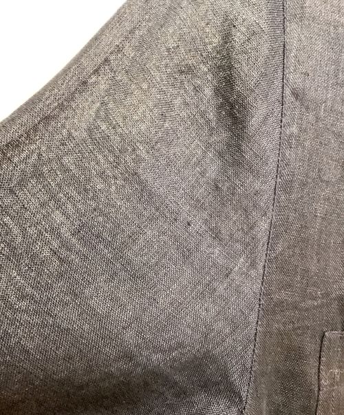 CHANEL（シャネル）CHANEL (シャネル) リネンシャツ ネイビー サイズ:38の古着・服飾アイテム