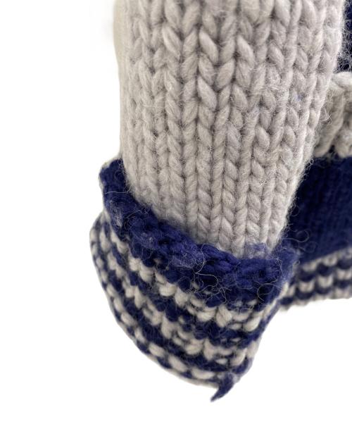 WTAPS（ダブルタップス）WTAPS (ダブルタップス) カウチンニットカーディガン ネイビー×グレー サイズ:②の古着・服飾アイテム