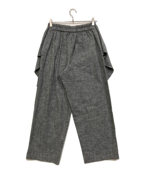 BEARDSLEY（ビアズリー）BEARDSLEY (ビアズリー) 前結びパンツ グレー サイズ:FREEの古着・服飾アイテム