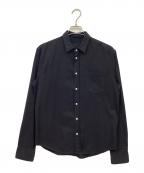 Frank&Eileenフランクアンドアイリーン）の古着「ルークオーバーダイデニムシャツ」｜ブラック