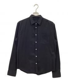 Frank&Eileen（フランクアンドアイリーン）の古着「ルークオーバーダイデニムシャツ」｜ブラック