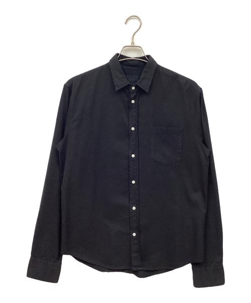 Frank&Eileen（フランクアンドアイリーン）Frank&Eileen (フランクアンドアイリーン) ルークオーバーダイデニムシャツ ブラック サイズ:XSの古着・服飾アイテム
