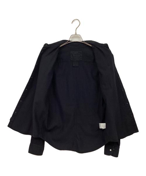 Frank&Eileen（フランクアンドアイリーン）Frank&Eileen (フランクアンドアイリーン) ルークオーバーダイデニムシャツ ブラック サイズ:XSの古着・服飾アイテム