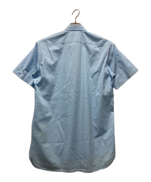 BURBERRY（バーバリー）BURBERRY (バーバリー) Stretch Cotton Short-sleeve Oxford Shirt スカイブルー サイズ:Sの古着・服飾アイテム