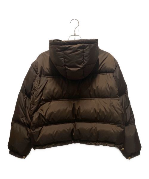 CELINE（セリーヌ）CELINE (セリーヌ) TRIOMPHE CROPPED DOWN JACKET ブラウン サイズ:38の古着・服飾アイテム