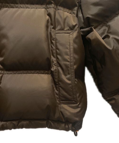 CELINE（セリーヌ）CELINE (セリーヌ) TRIOMPHE CROPPED DOWN JACKET ブラウン サイズ:38の古着・服飾アイテム