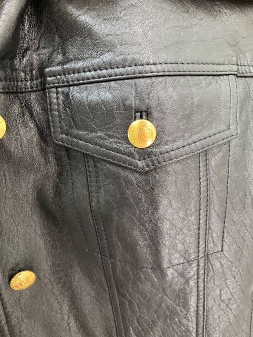CELINE（セリーヌ）CELINE (セリーヌ) フードトラックジャケット ブラック サイズ:38の古着・服飾アイテム