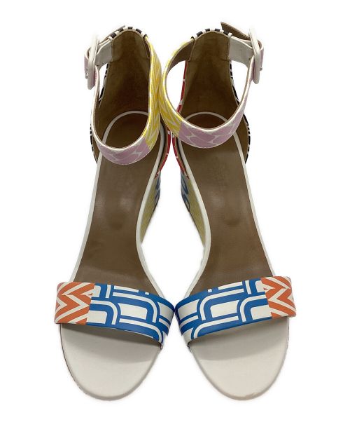 HERMES（エルメス）HERMES (エルメス) アンクルストラップウェッジソールサンダル サイズ:38の古着・服飾アイテム