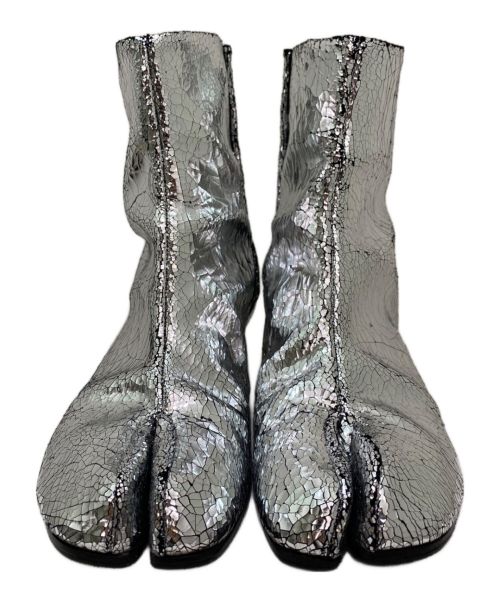 Maison Margiela（メゾンマルジェラ）Maison Margiela (メゾンマルジェラ) タビミラーブーツ シルバー サイズ:37の古着・服飾アイテム