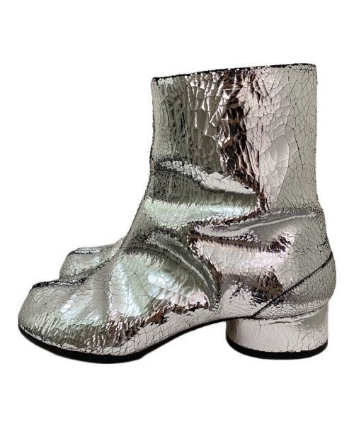 Maison Margiela（メゾンマルジェラ）Maison Margiela (メゾンマルジェラ) タビミラーブーツ シルバー サイズ:37の古着・服飾アイテム