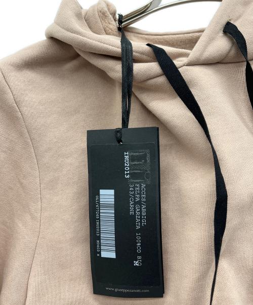 GIUSEPPE ZANOTTI（ジュゼッペザノッティ）GIUSEPPE ZANOTTI (ジュゼッペザノッティ) プルオーバーパーカー ピンク サイズ:Mの古着・服飾アイテム