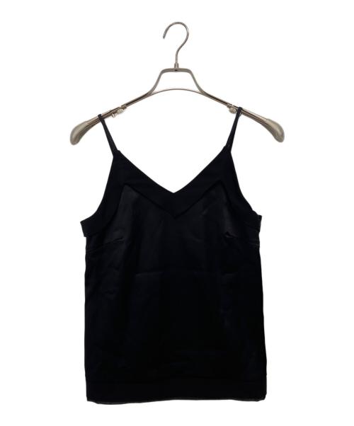 Col Pierrot（コルピエロ）Col Pierrot (コルピエロ) サテンキャミソール ブラック サイズ:Sの古着・服飾アイテム