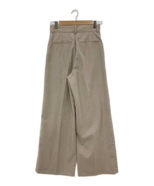 DEUXIEME CLASSE（ドゥーズィエム クラス）DEUXIEME CLASSE (ドゥーズィエム クラス) Tuck Wide パンツ ベージュ サイズ:34の古着・服飾アイテム