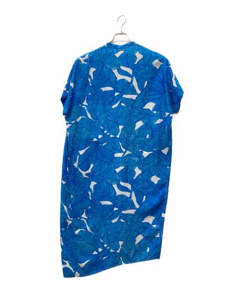 christian wijnants（クリスチャン ワイナンツ）christian wijnants (クリスチャン ワイナンツ) シルク混総柄ワンピース ブルー サイズ:36の古着・服飾アイテム